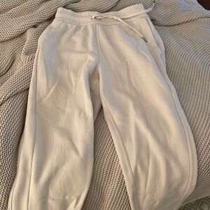 lululemon scuba joggers cream